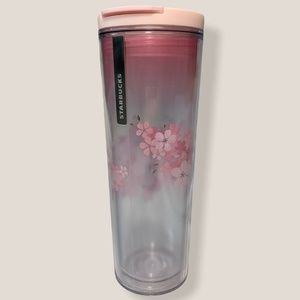 New Starbucks Cherry Blossom Sakura Coffee Travel Mug Tumbler Pink 2015